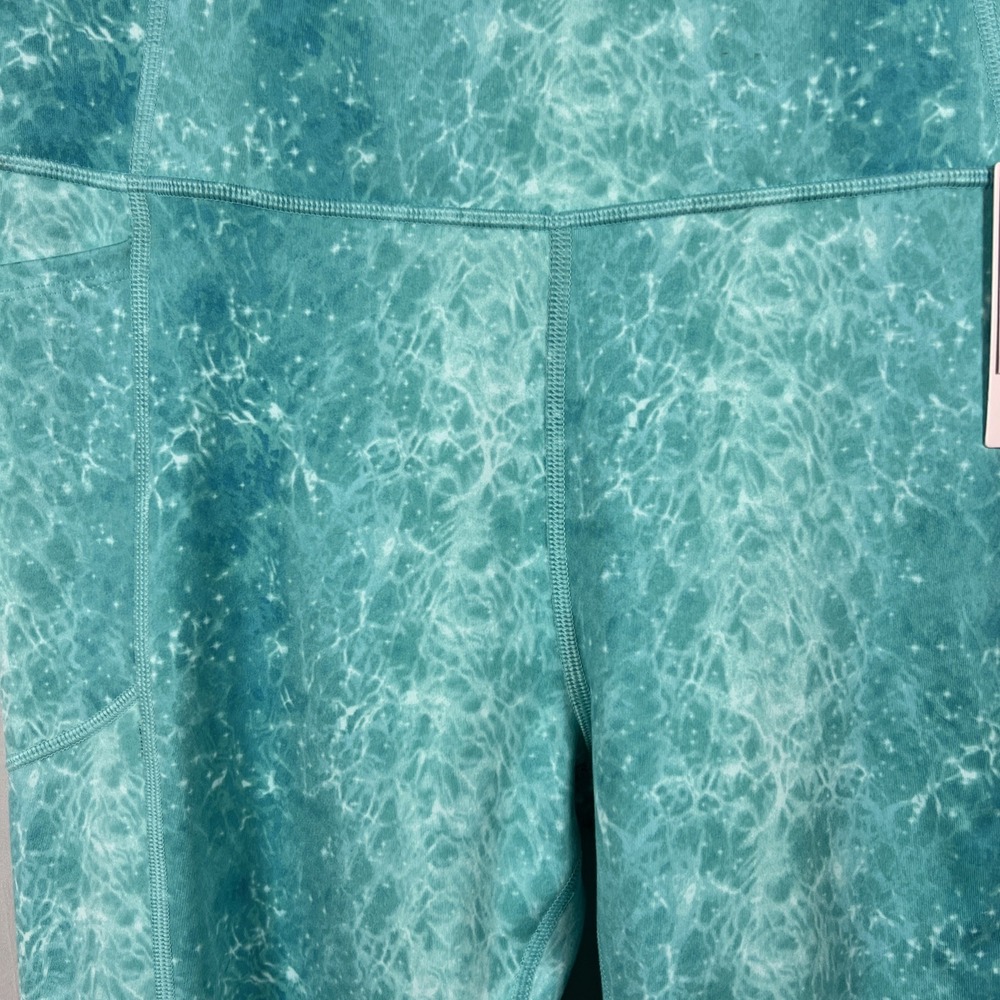 NWT Victoria's Secret On Point Flow Athleisure Fitness Leggings Teal Size 14 - Picture 7 of 16